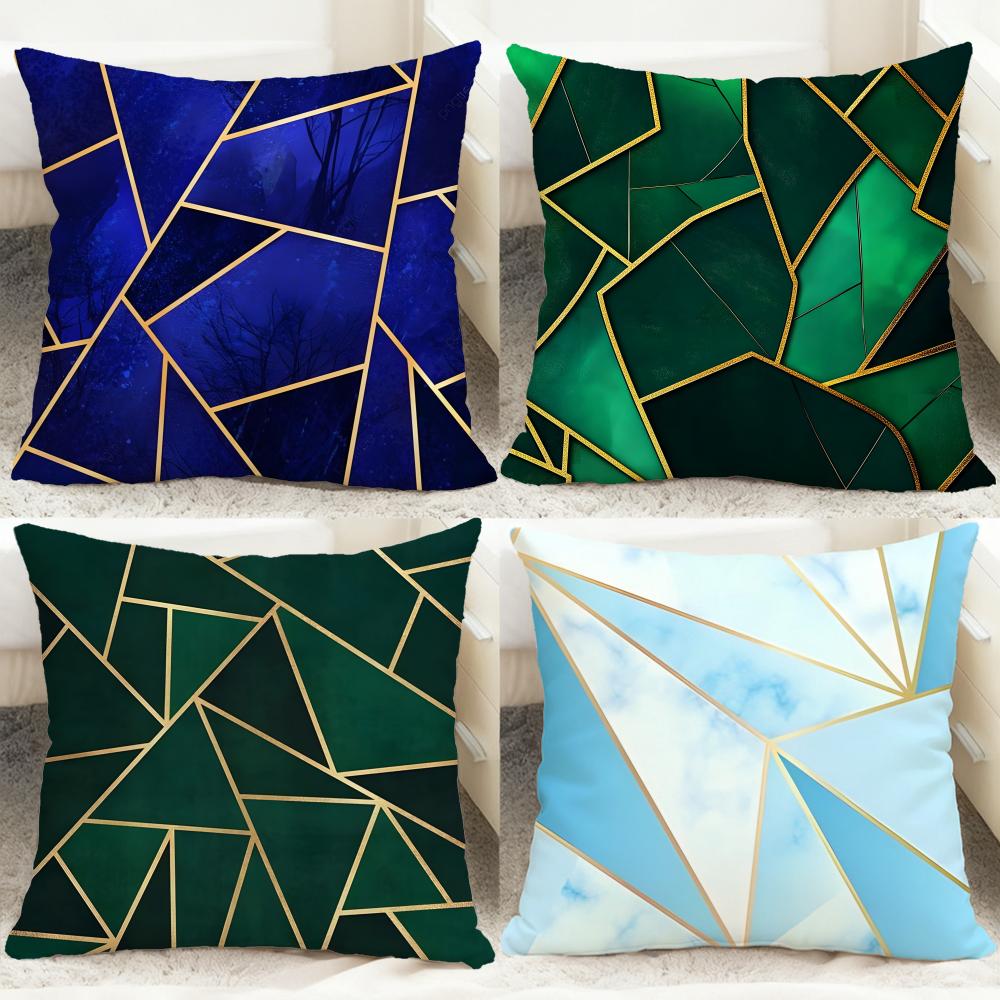 Lighting Decor And Beyond - Sarung Bantal Mewah Bernuansa Emas, Nyaman,