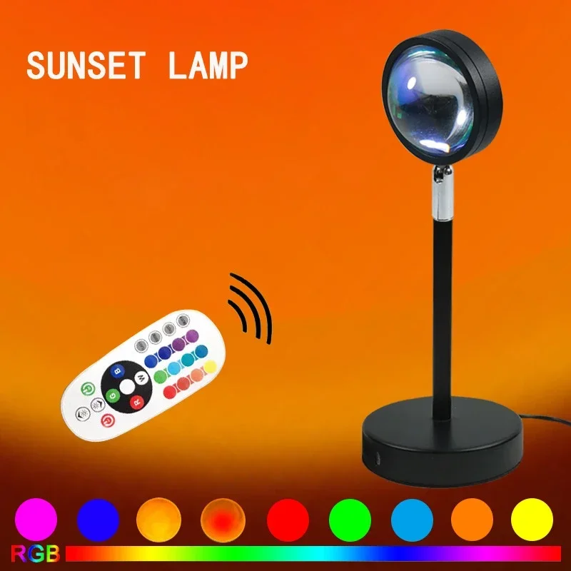 Sunset Lamp Projection - Lampu Suasana Matahari Terbenam Lampu Proyeksi