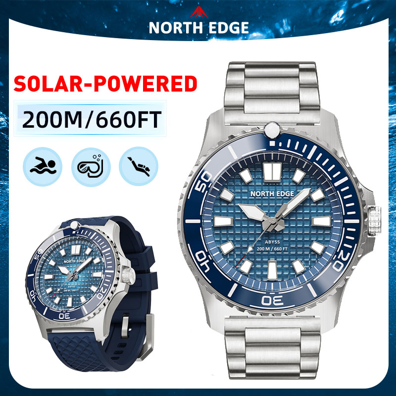 Lantern Paper Solar - NORTH EDGE ABYSS Jam Tangan Pria
