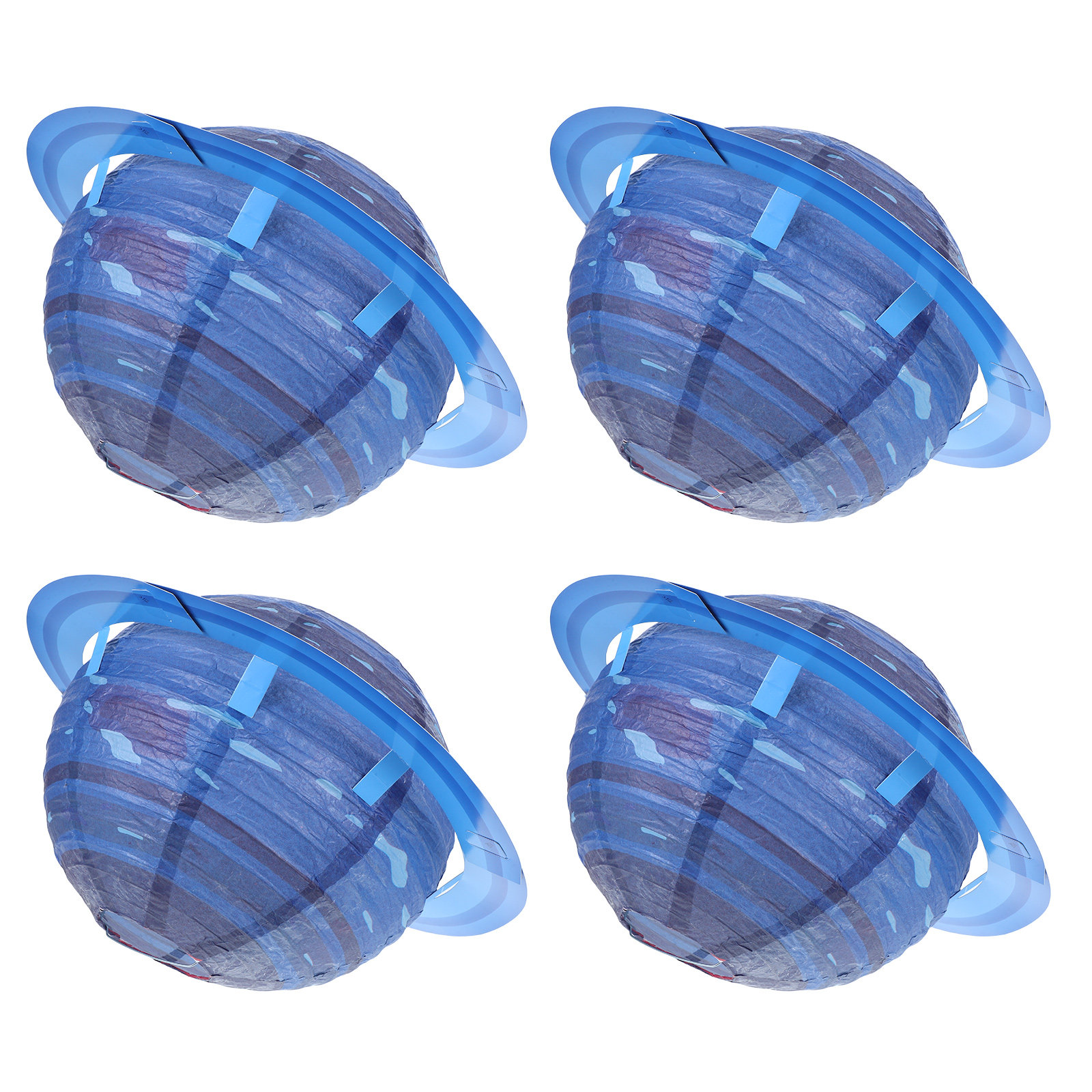 Lantern Paper Solar - 4 Buah Lentera Planet Kertas Dekorasi