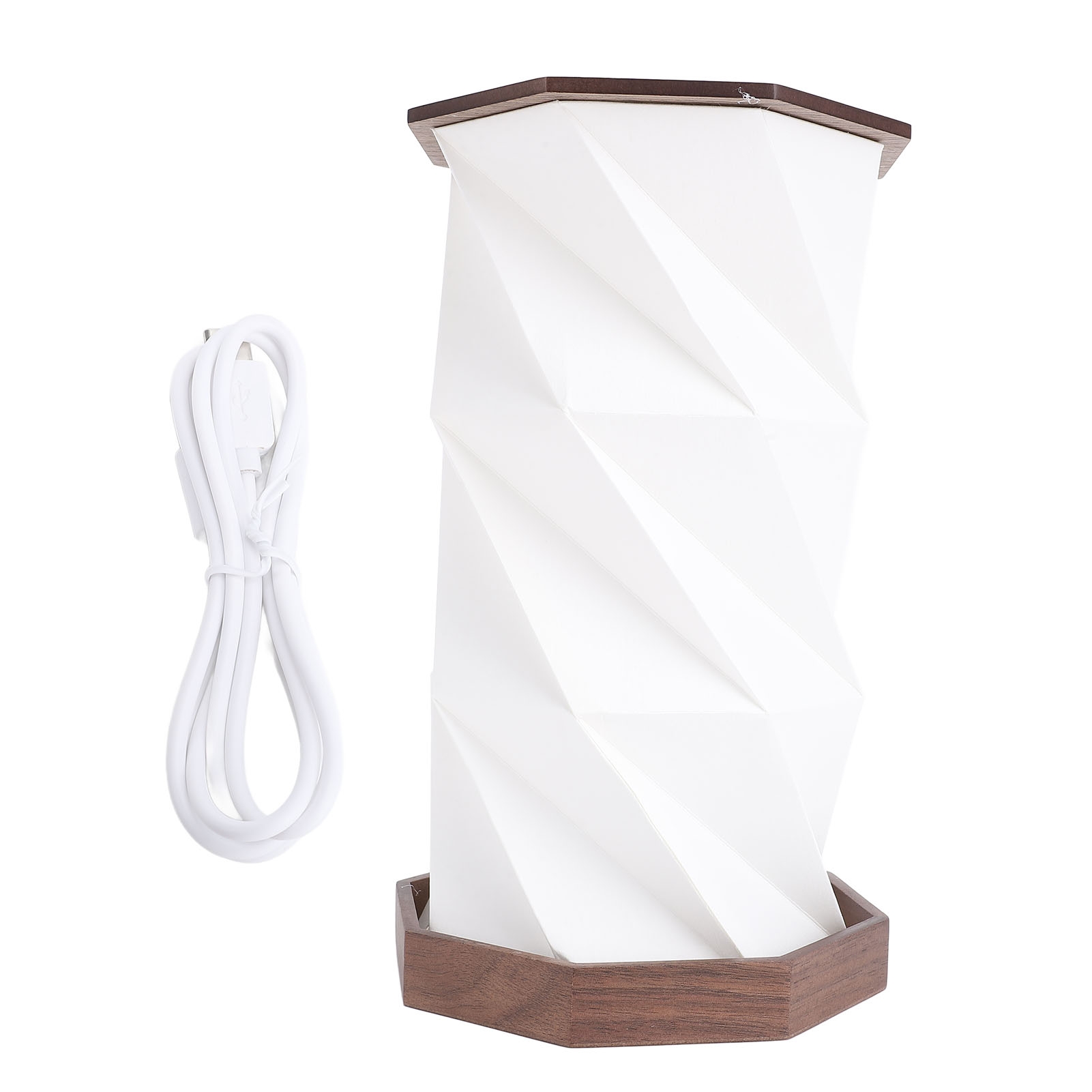 Lantern Paper Solar - Lampu Meja Samping Tempat Tidur Lampu