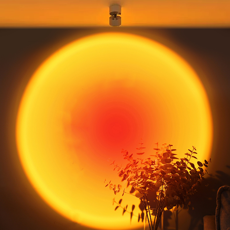 Sunset Lamp Projection - Lampu Sorot LED Sunset Spotlight COB,
