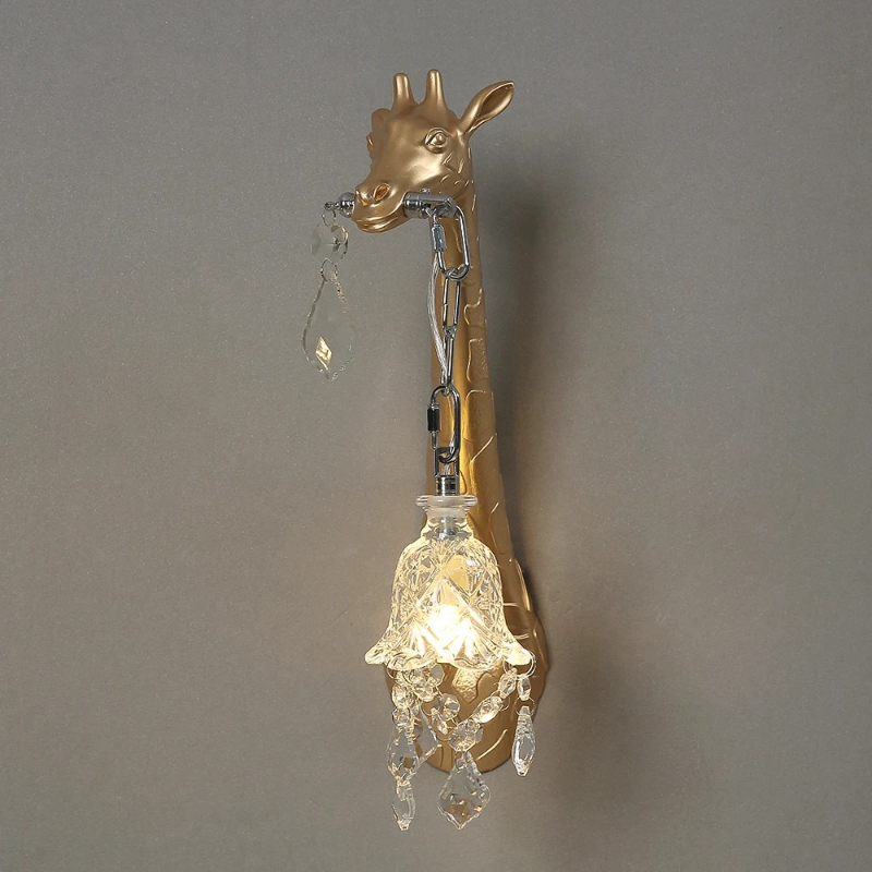 Decor Lighting Sales - Lampu Dinding LED Resin Bentuk Jerapah