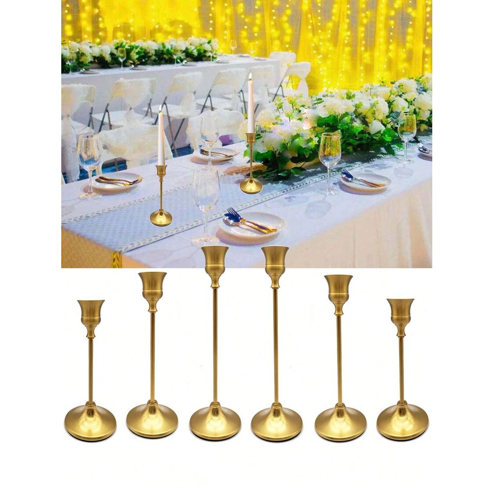 Candle Holder Set - Set 6 Buah Tempat Lilin Berkualitas