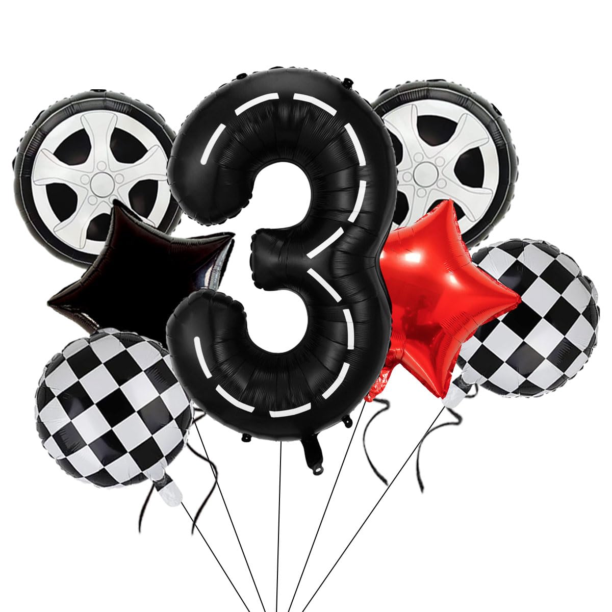 Lighting Mcqueen Birthday Decor - Balon ulang tahun mobil balap dekorasi