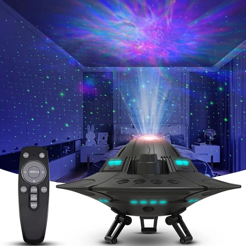Sunset Lamp Projection - Lampu malam proyektor bintang LED UFO