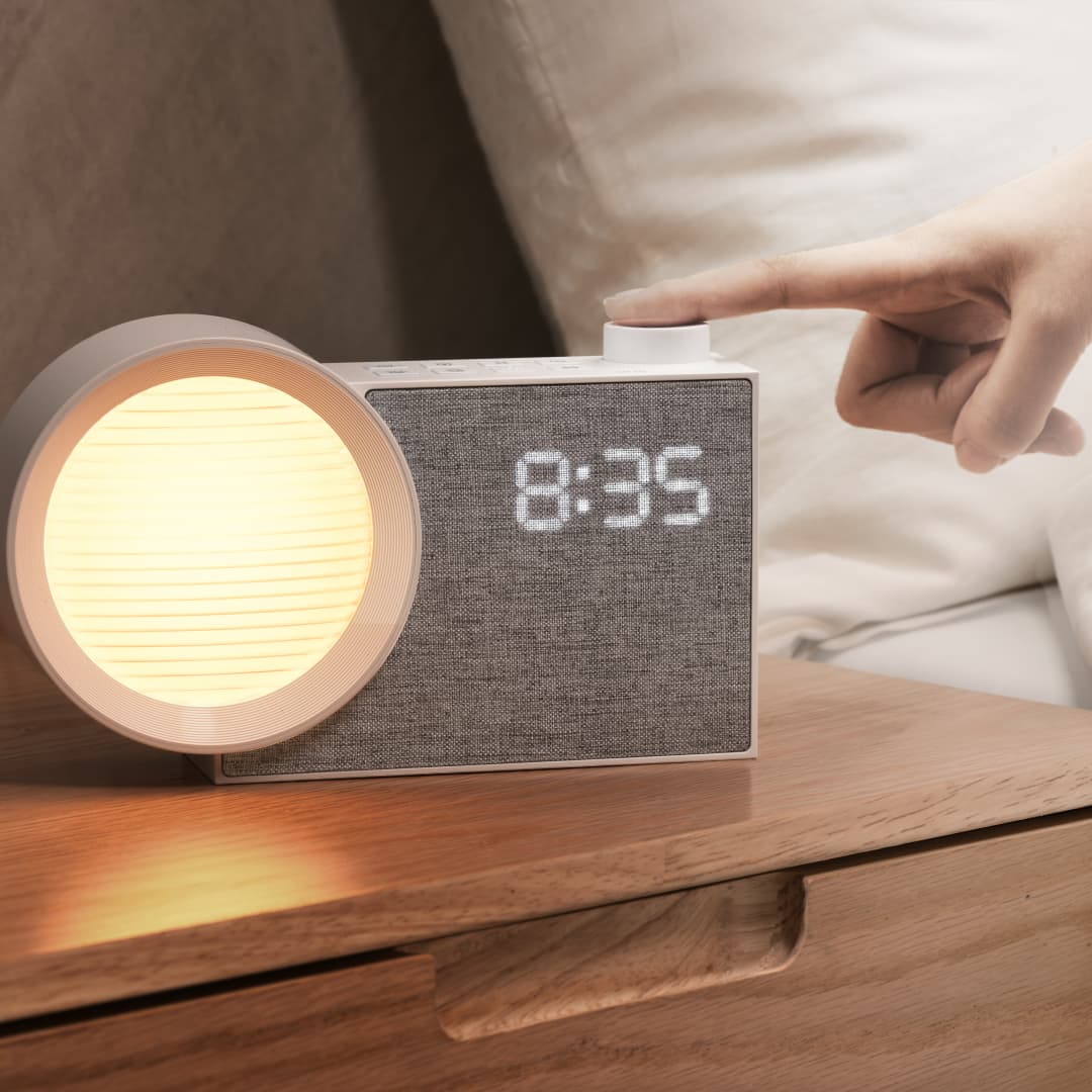 Lighting Decor For Bedroom - Jam Alarm LED WILIT dengan Lampu