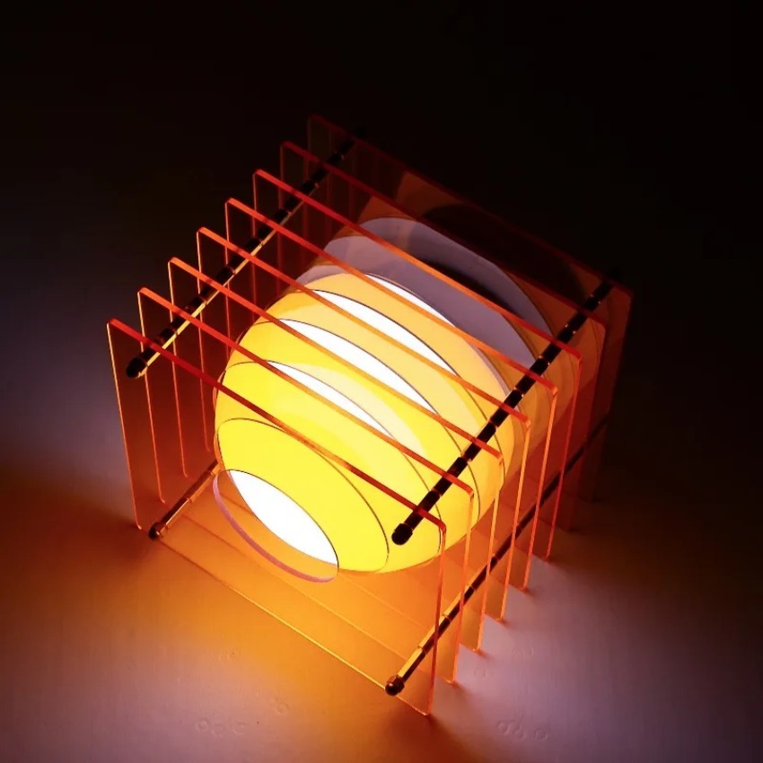 Lighting Decor For Home - Lampu Bulan DIY Akrilik Seribu Lapis