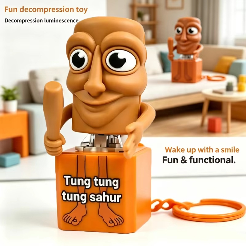 Lighting Decor Items - Gantungan Kunci Tung Tung Tung Sahur