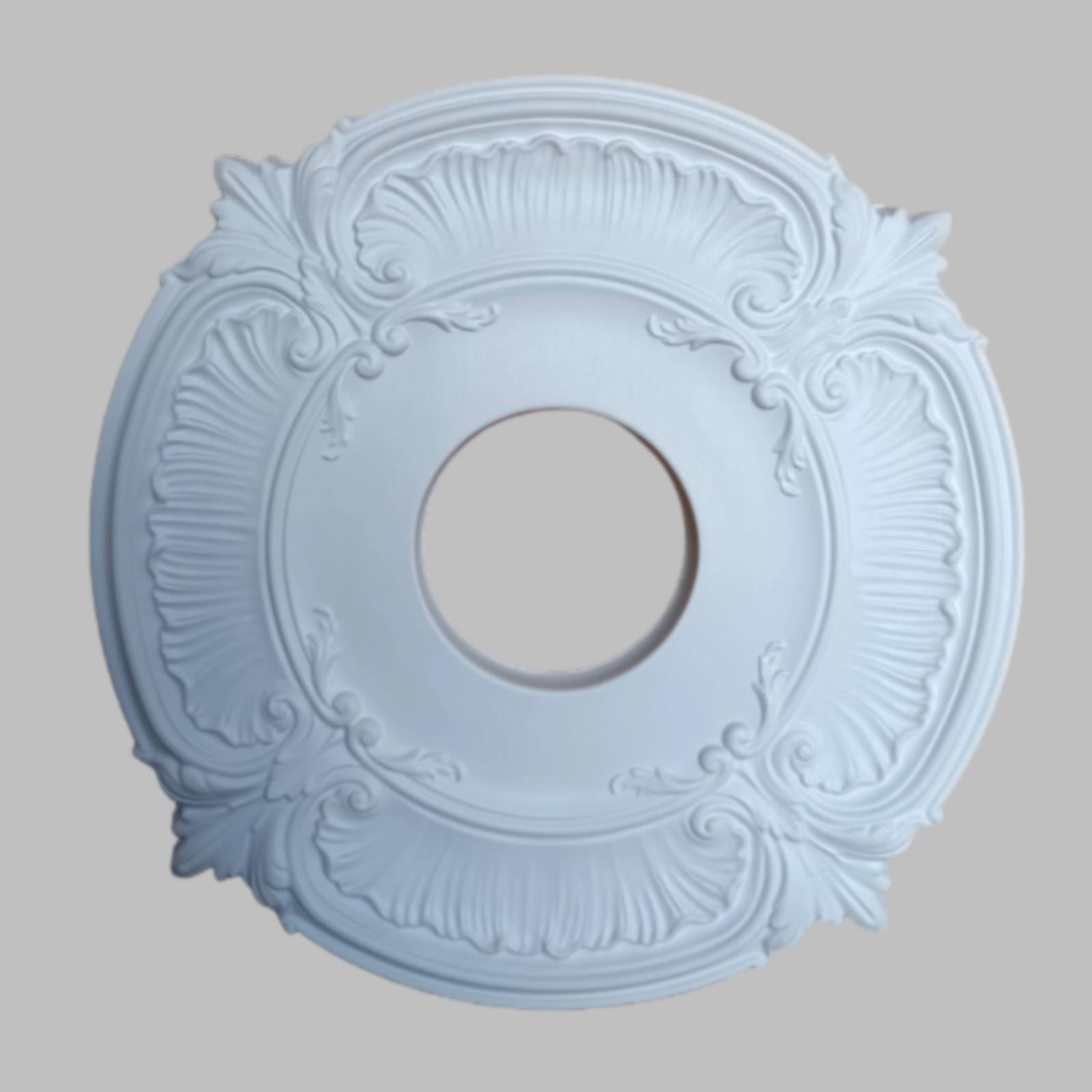 Lighting Decoration - Medali Plafon PU Bulat Desain Prancis,