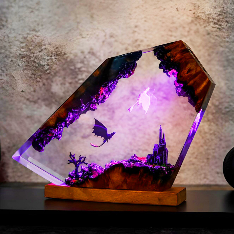 Lampu Malam Resin Kreatif Lamp - Decor Lighting Sales ulasan dan harga