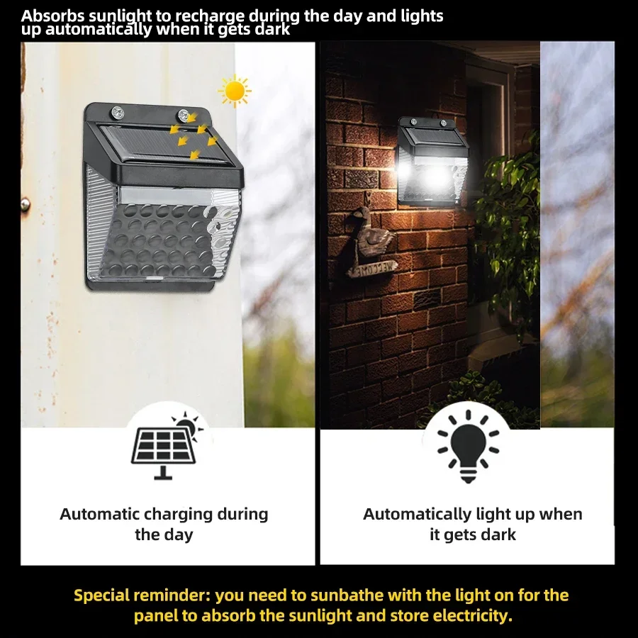 Lampu LED Tenaga Surya Sensor  - Garden Lighting Decor ulasan dan harga