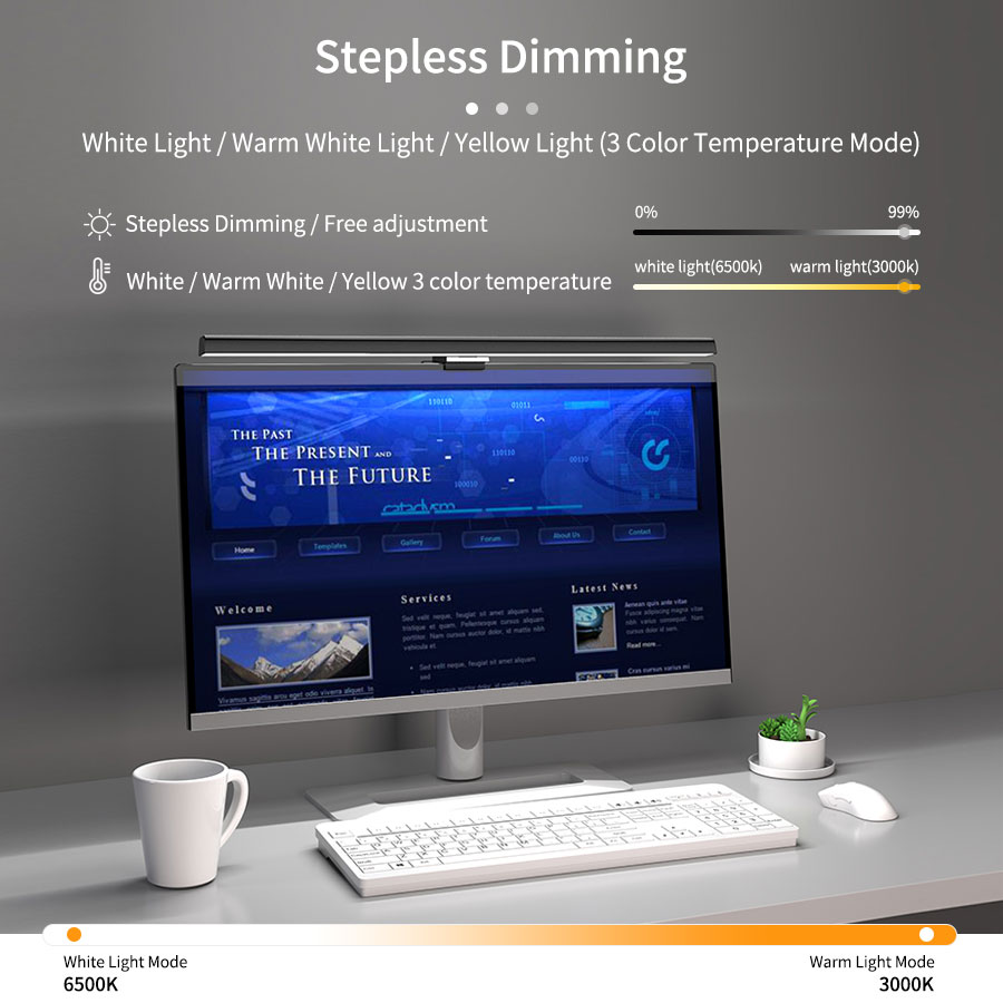 Lampu LED Monitor 50cm, Lampu  - Touch Dimmer Lamp ulasan dan harga