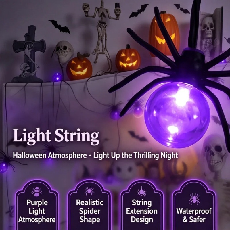 Lampu LED Bentuk Laba-laba Ber - Garden Lighting Decor ulasan dan harga