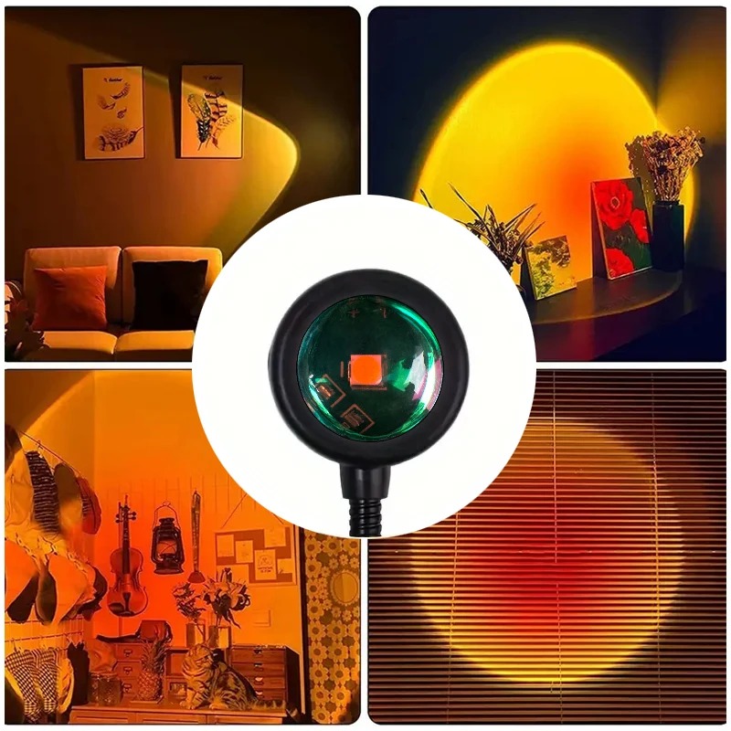 1 Buah Lampu Proyeksi USB Suns - Sunset Lamp Projection ulasan dan harga