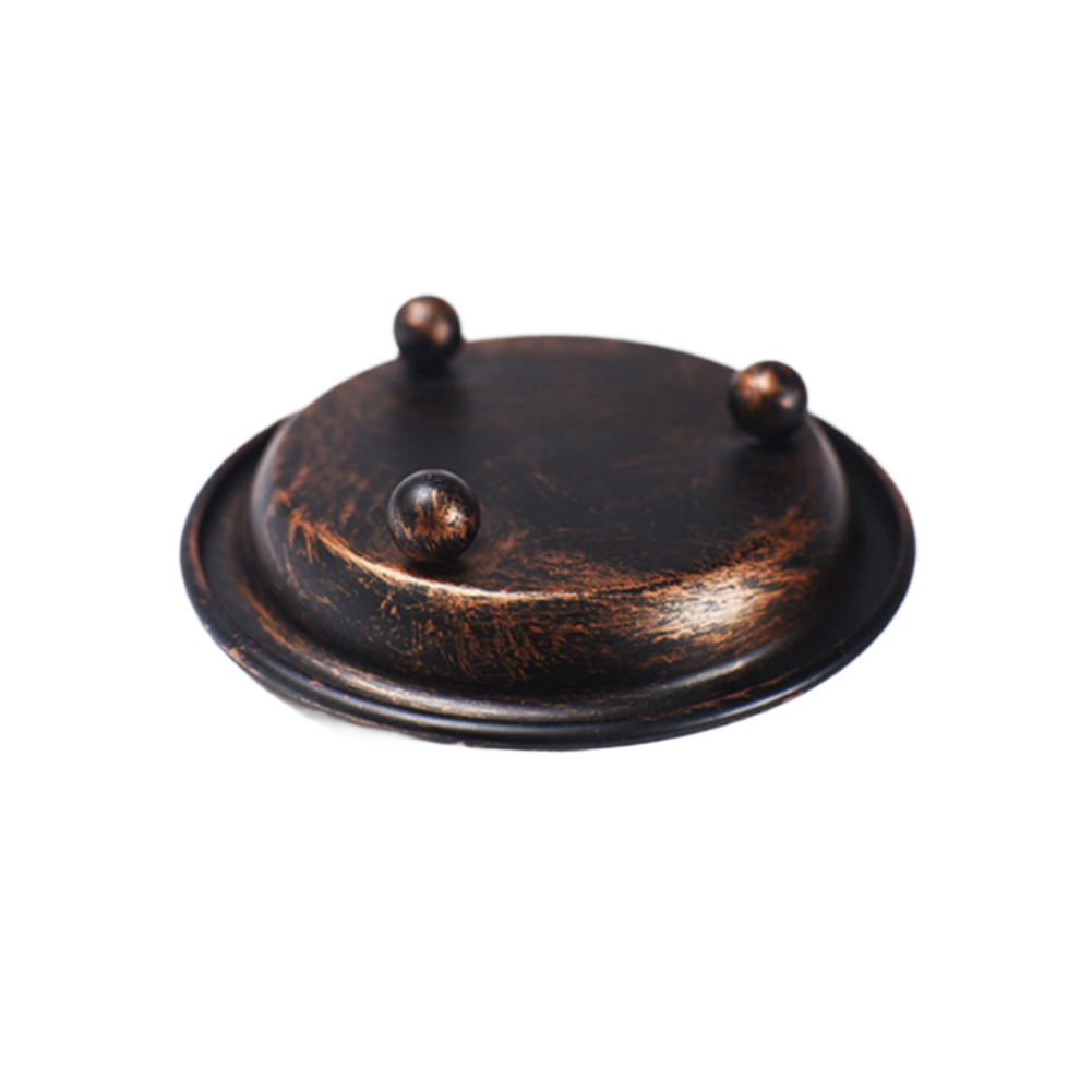 Set Nampan Lilin Bulat Hitam E - Candle Holder Set ulasan dan harga