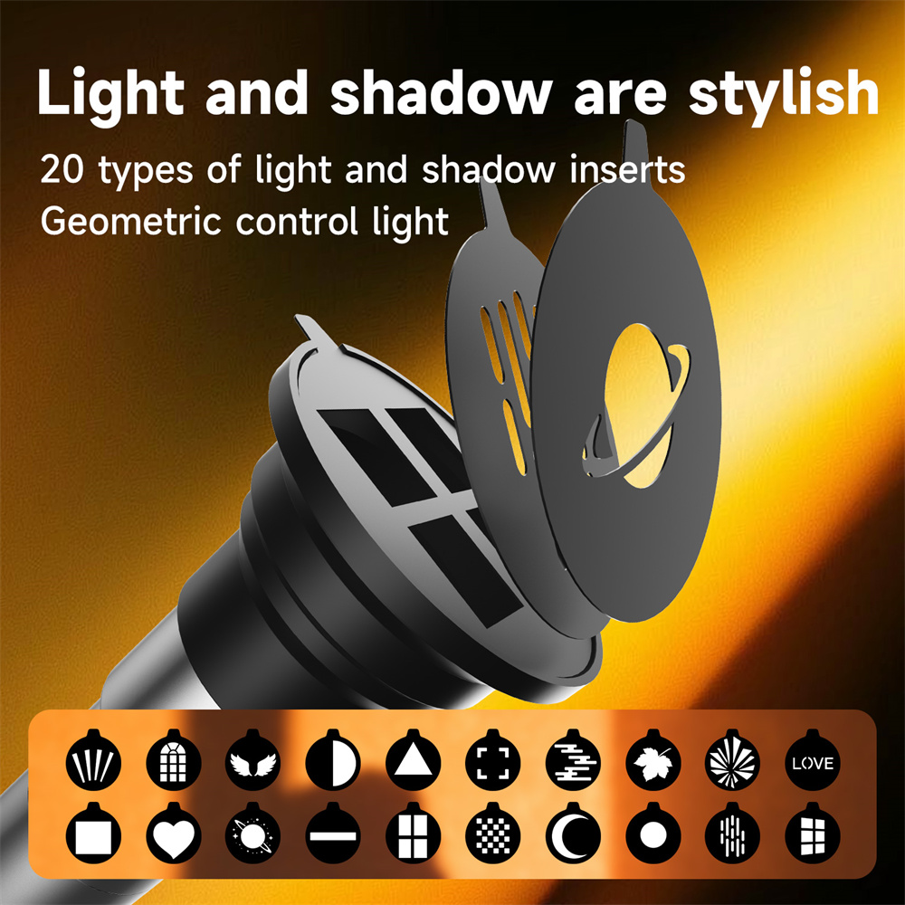 Senter Fotografi BARU 4-Warna  - Sunset Lamp Projection ulasan dan harga