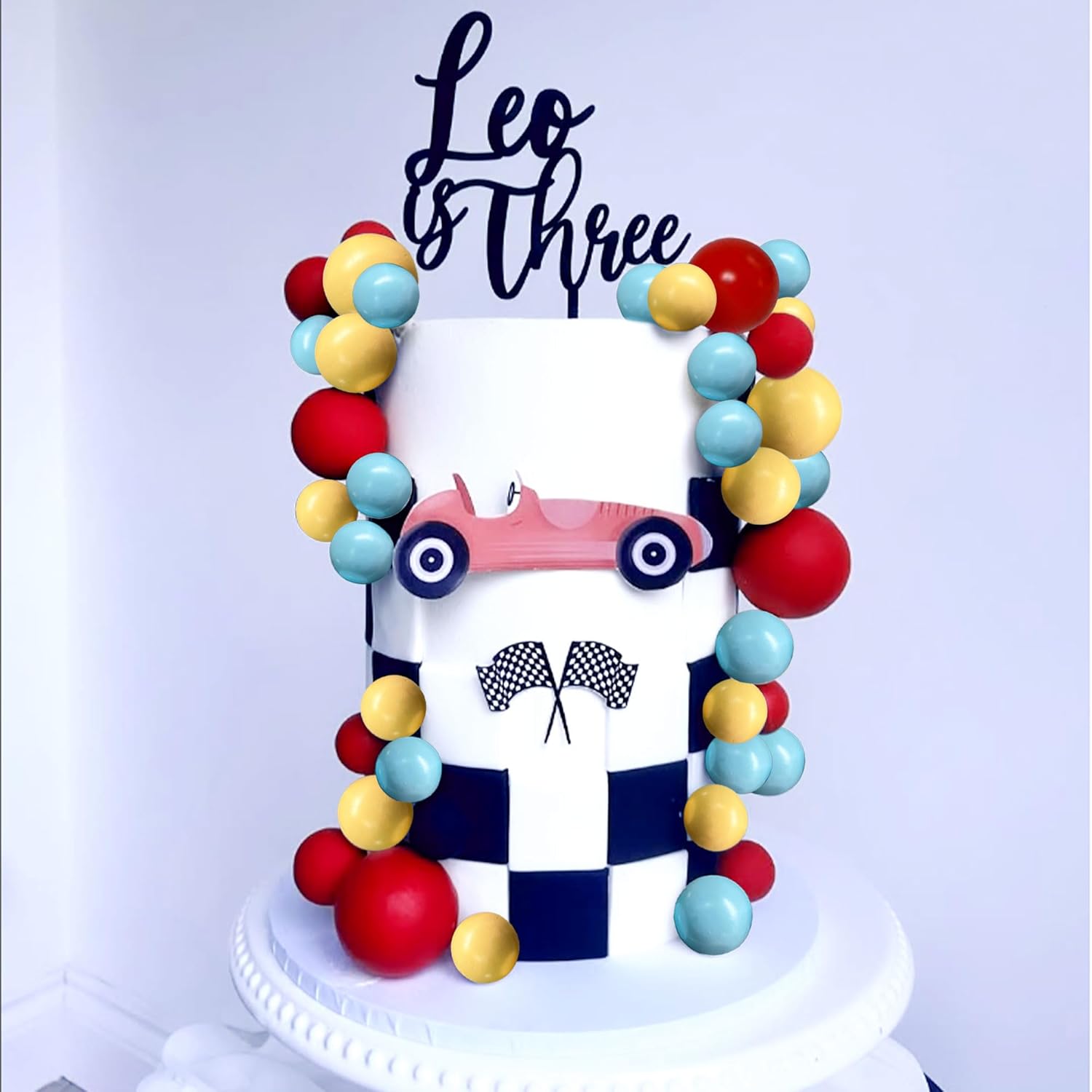 1Set Hiasan Kue Ulang Tahun Mo - Lighting Mcqueen Birthday Decor ulasan dan harga