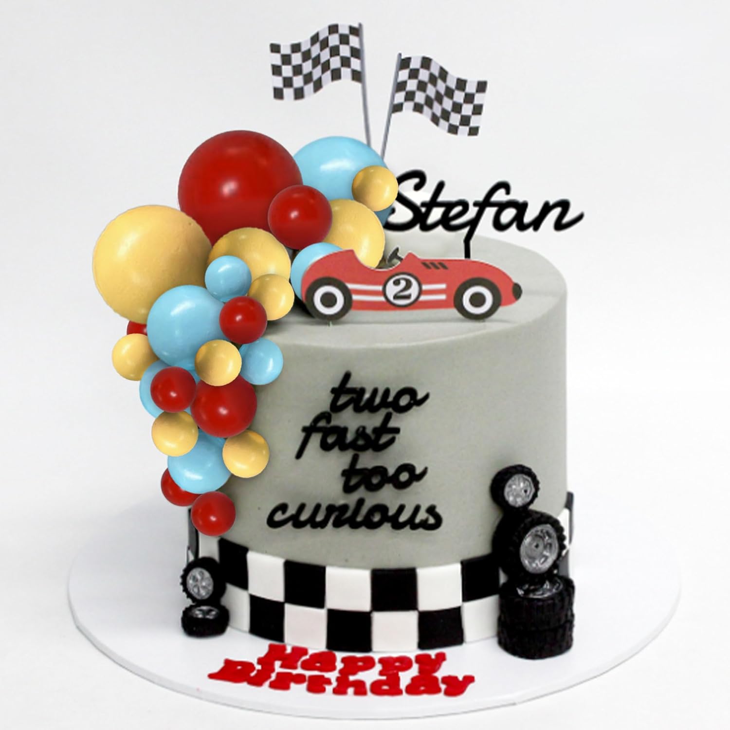 1Set Hiasan Kue Ulang Tahun Mo - Lighting Mcqueen Birthday Decor ulasan dan harga