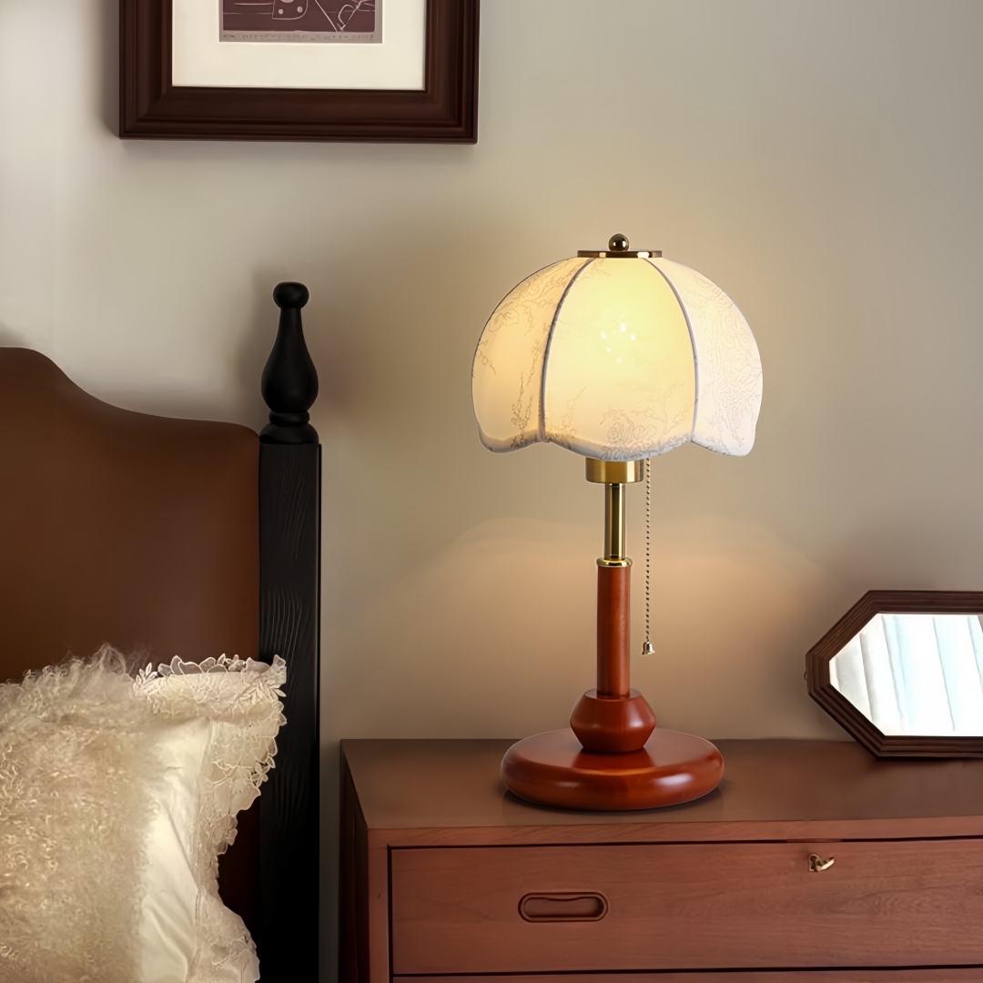 Lampu Meja Vintage Berbentuk K - Lighting Decor For Home ulasan dan harga