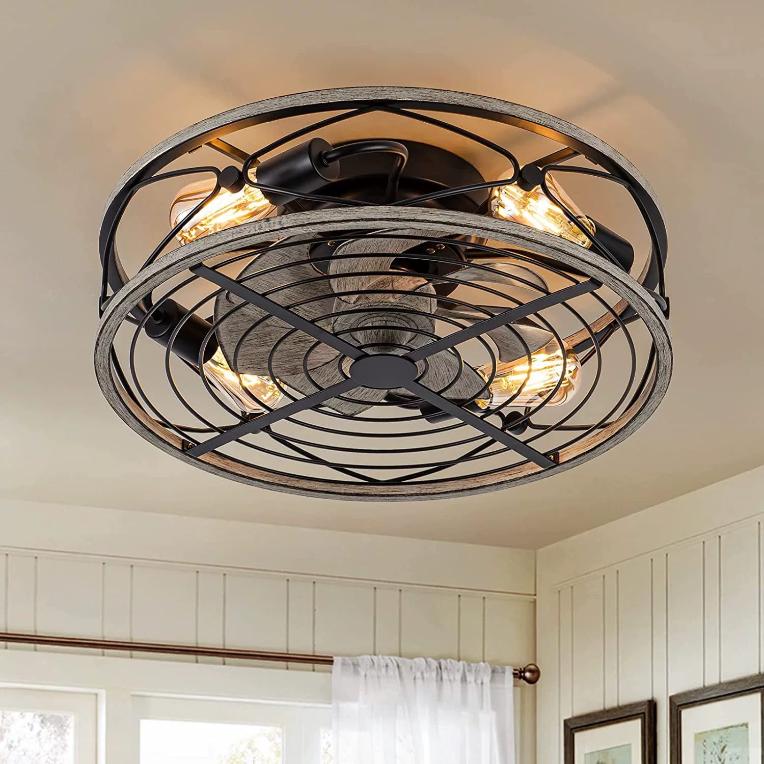 Kipas Langit-langit Pintar den - Decor Lighting Ceiling Fans ulasan dan harga