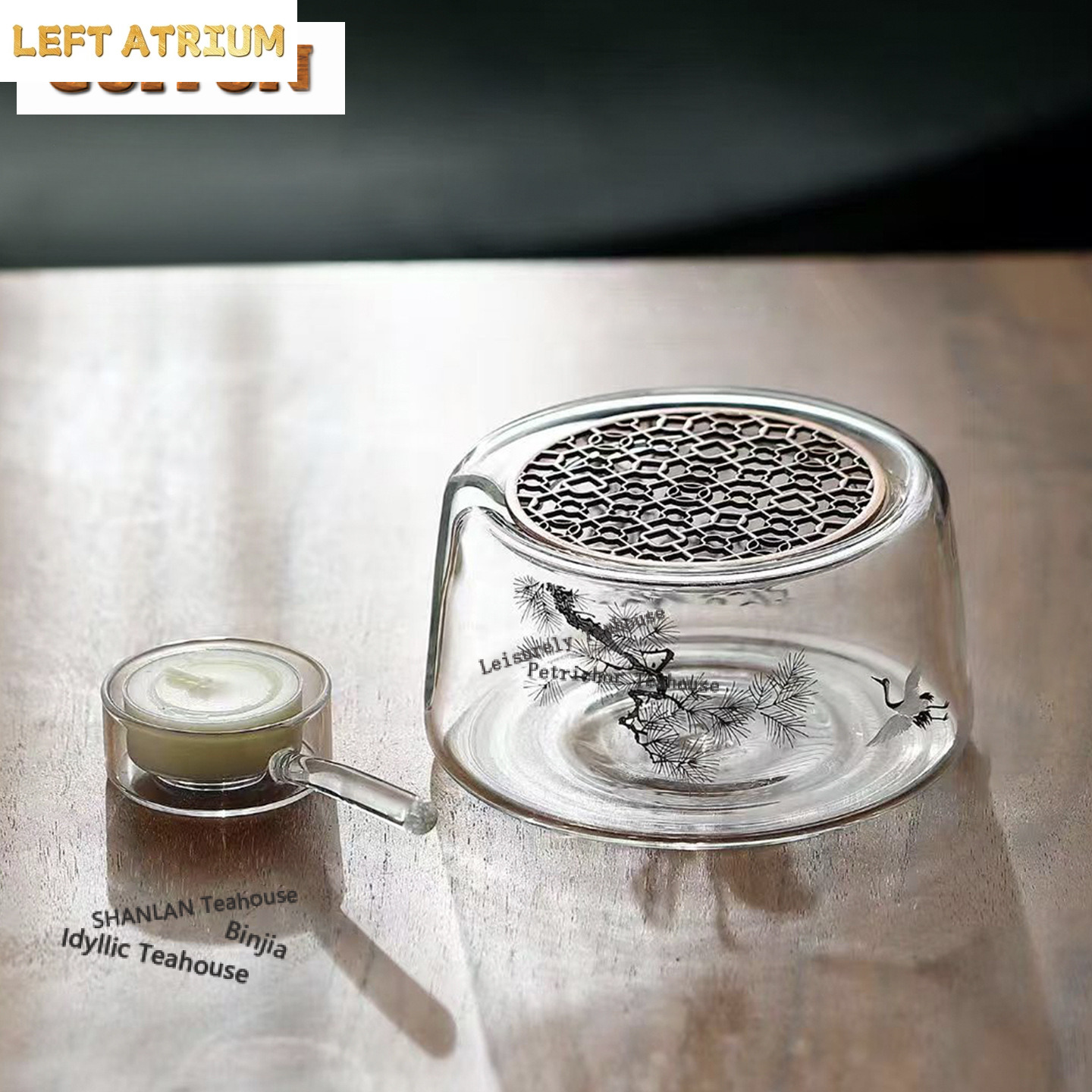 Pemanas Teh Kaca Tahan Panas T - Candle Holder Set ulasan dan harga