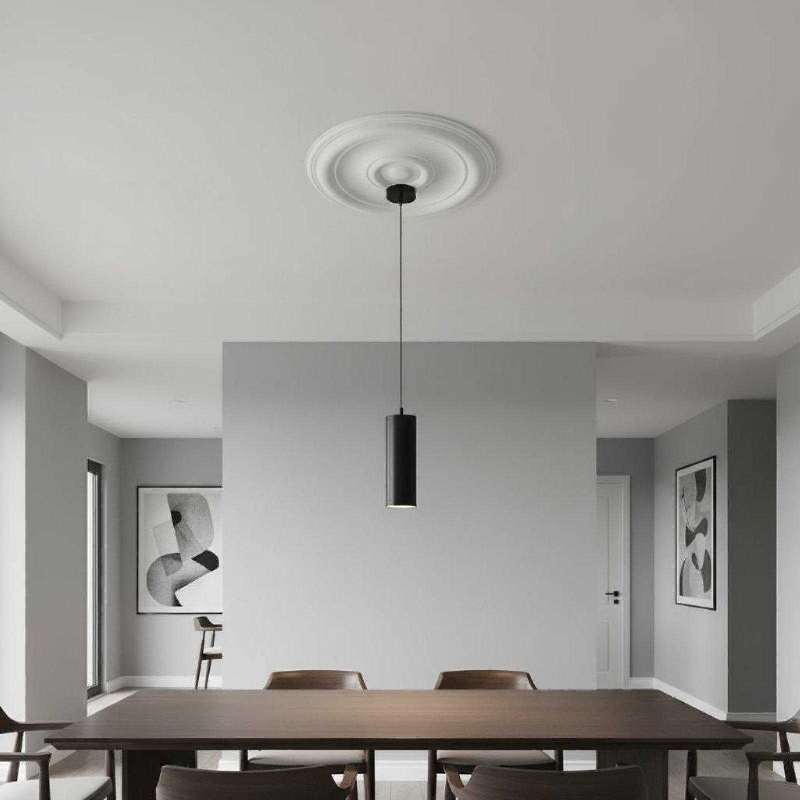 Medali Plafon Bulat Desain Ero - Lighting Decoration ulasan dan harga