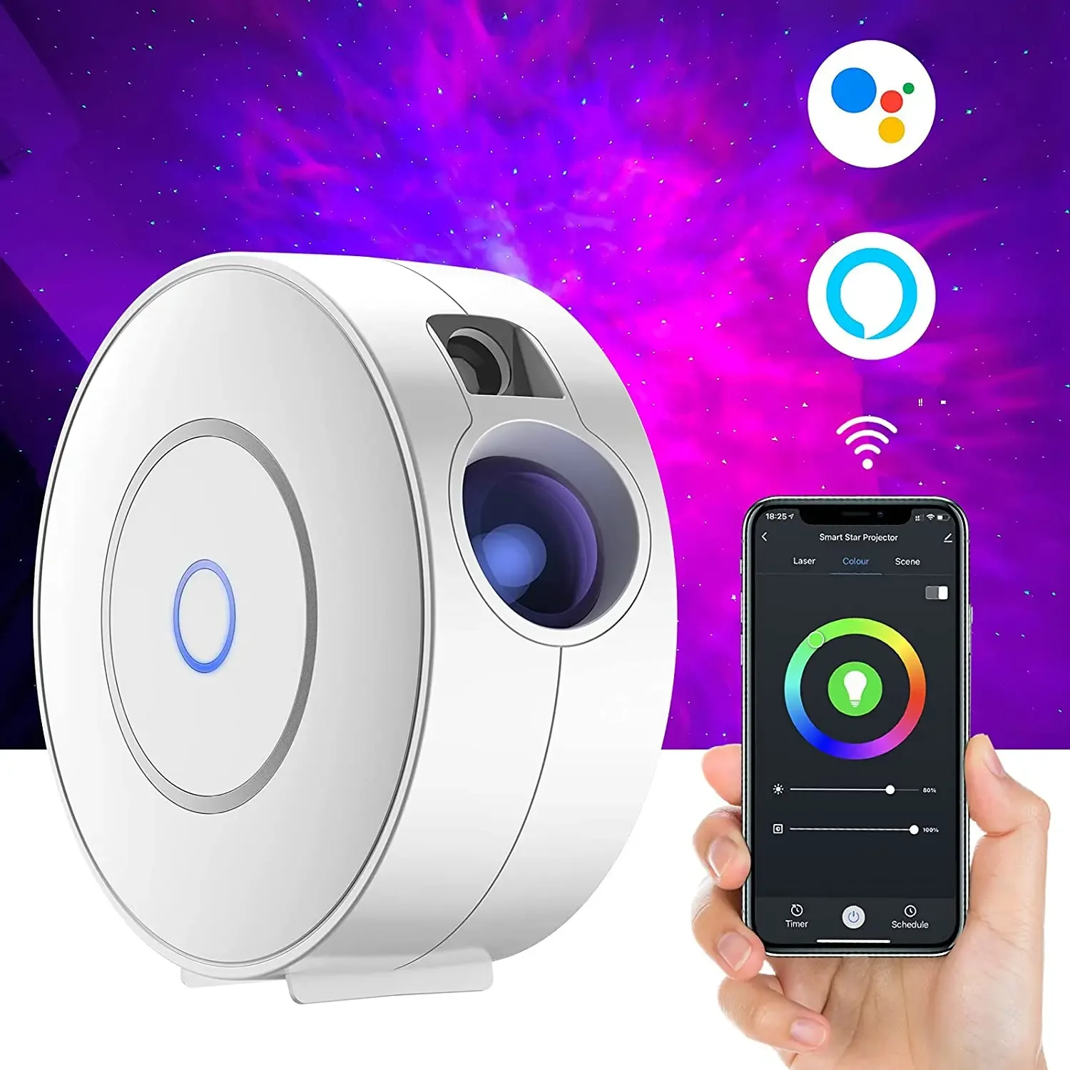 Tuya proyektor Aurora Galaxy S - Sunset Lamp Projection ulasan dan harga