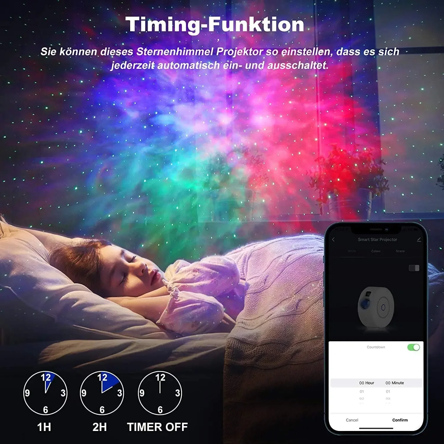 Tuya proyektor Aurora Galaxy S - Sunset Lamp Projection ulasan dan harga