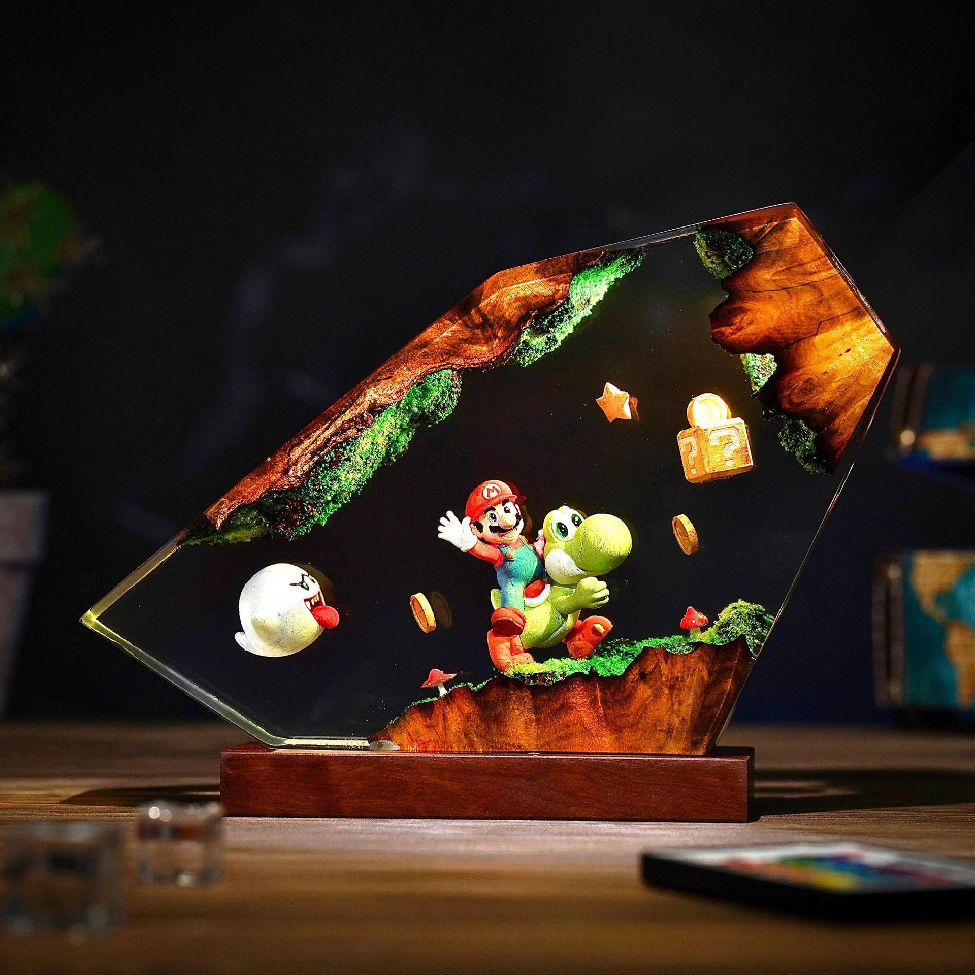 Lampu Resin Meja Figur Kartun  - Decor Lighting Table Lamps ulasan dan harga