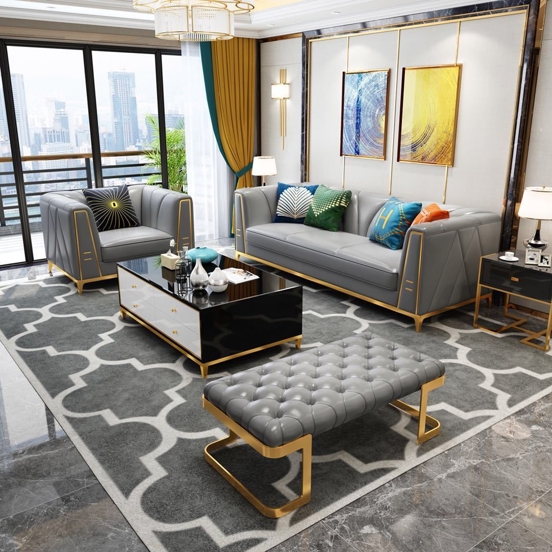 Set Sofa Furnitur Minimalis un - Decor Lighting Sales ulasan dan harga