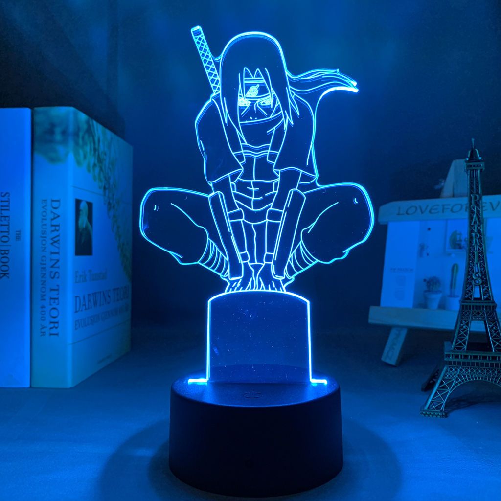NARUTO Itachi Uchiha Anime Kar - Lighting Decor Items ulasan dan harga