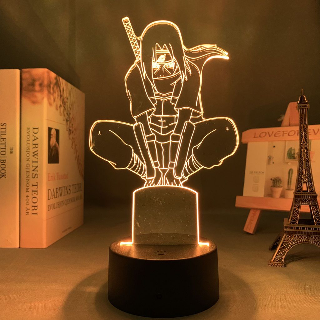 NARUTO Itachi Uchiha Anime Kar - Lighting Decor Items ulasan dan harga
