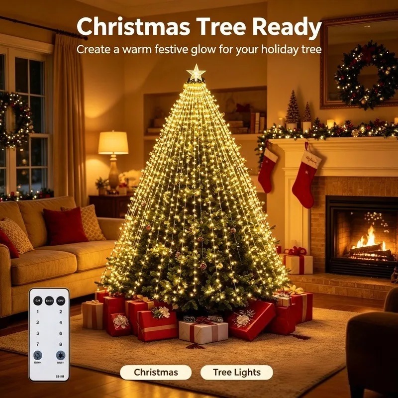 Lampu LED USB Tahan Air, 8 Mod - Garden Lighting Decor ulasan dan harga