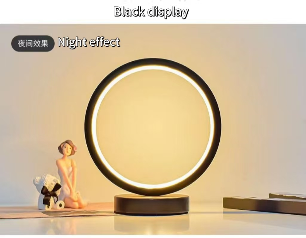 Lampu Meja Cincin Sederhana LE - Decor Lighting Table Lamps ulasan dan harga
