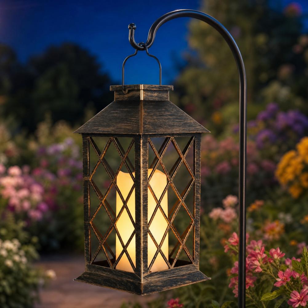Lentera Surya Retro, Lentera L - Garden Lighting Decor ulasan dan harga
