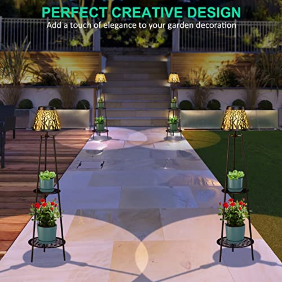 2 Paket Lampu Lantai Tenaga Su - Garden Lighting Decor ulasan dan harga