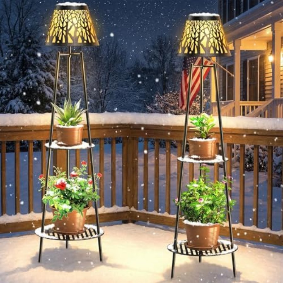 2 Paket Lampu Lantai Tenaga Su - Garden Lighting Decor ulasan dan harga