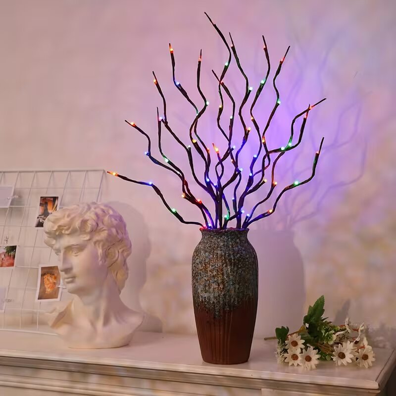 1/2 Buah 20LED Lampu Cabang Po - Decor Lighting Table Lamps ulasan dan harga