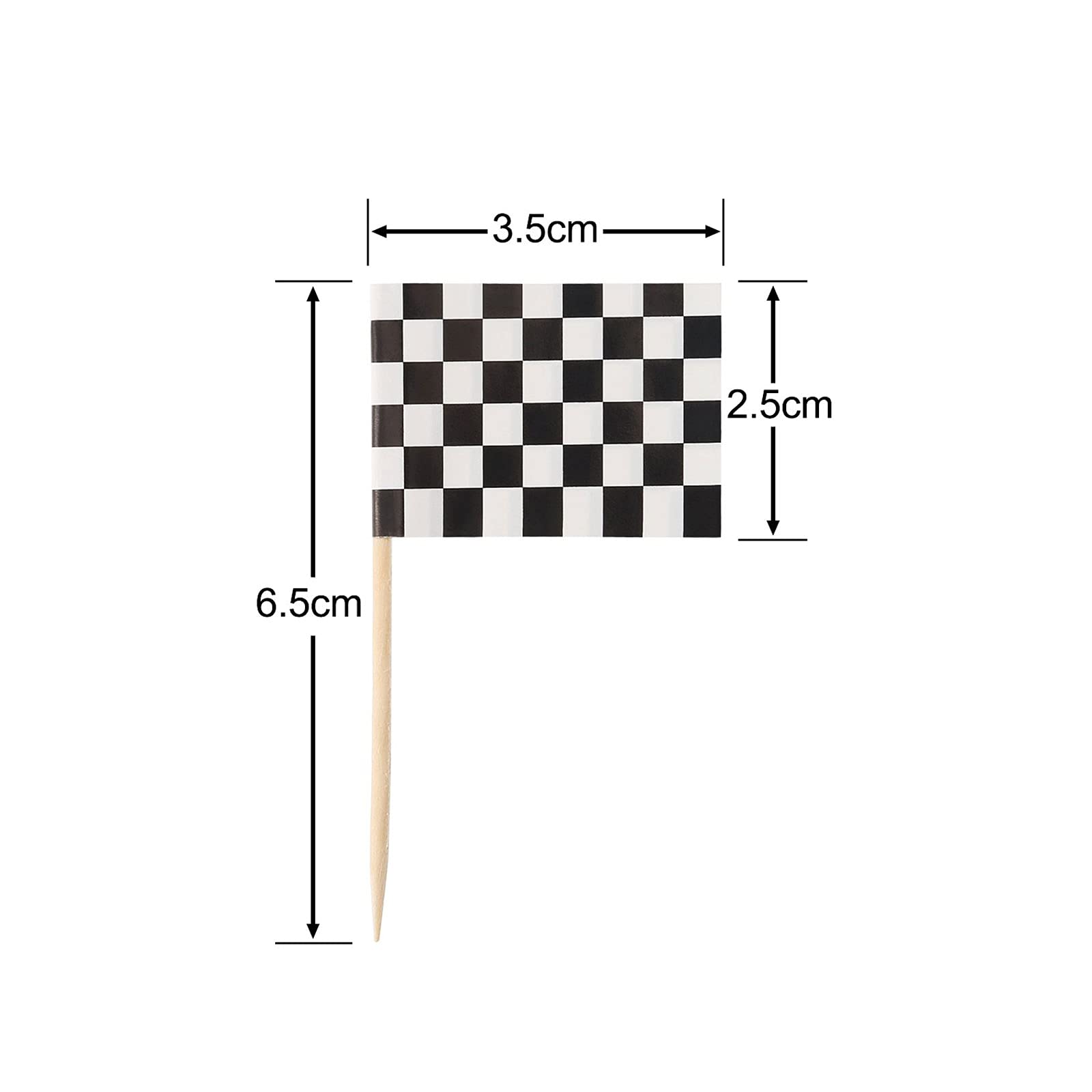 24 buah bendera balap kotak-ko - Lighting Mcqueen Birthday Decor ulasan dan harga