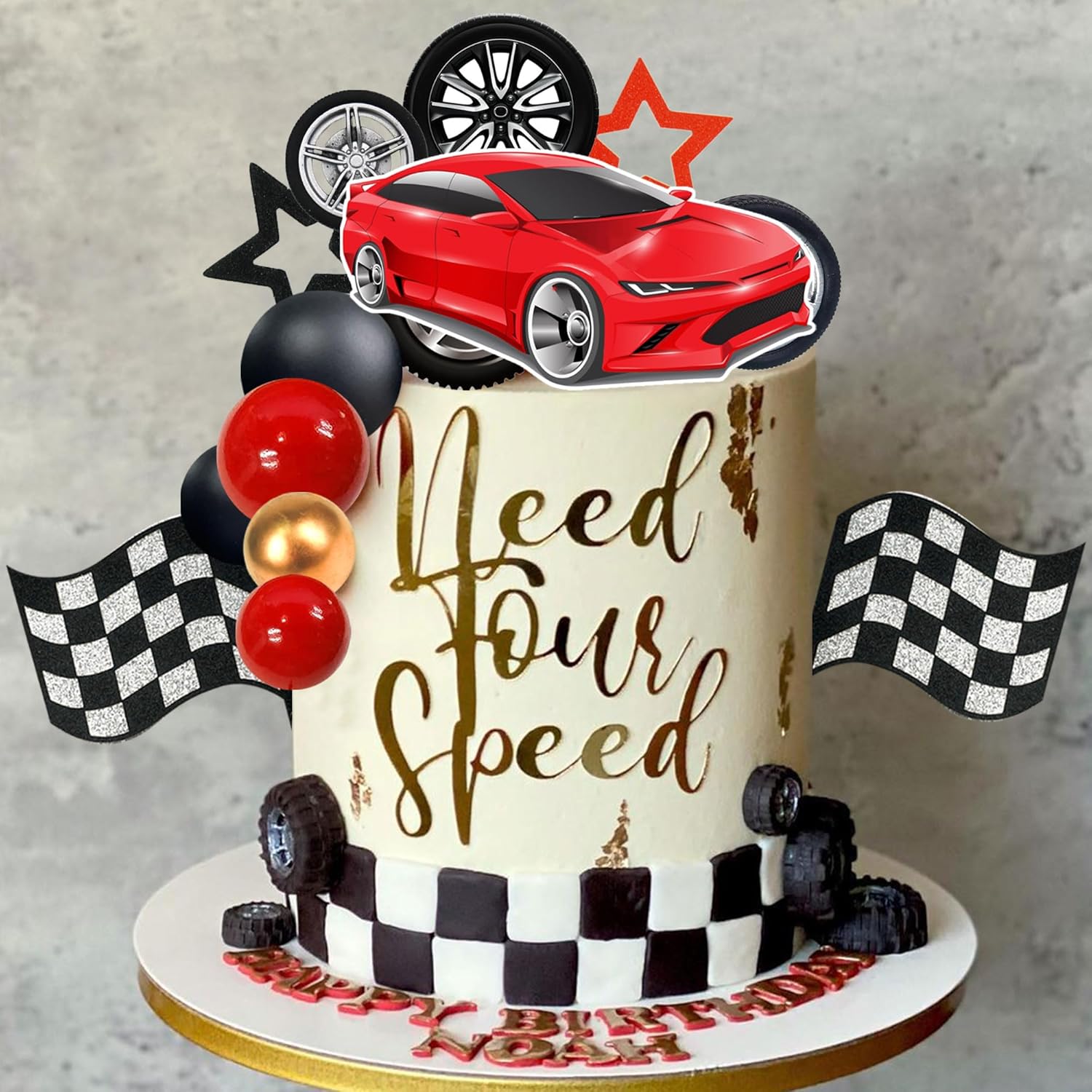 27 Buah Dekorasi Kue Ban Punca - Lighting Mcqueen Birthday Decor ulasan dan harga