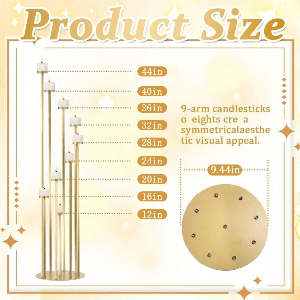 2 Buah Tempat Lilin 9 Lengan,  - Candle Holder Set ulasan dan harga