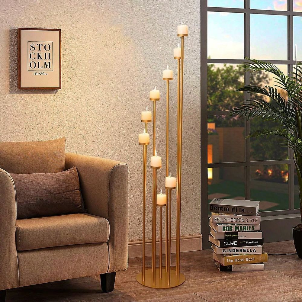 2 Buah Tempat Lilin 9 Lengan,  - Candle Holder Set ulasan dan harga