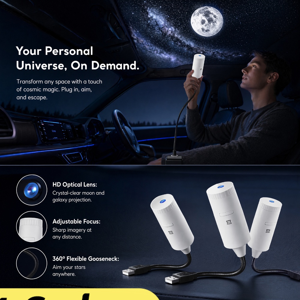 Proyektor Bintang Galaksi Mini - Lighting Decor For Home ulasan dan harga