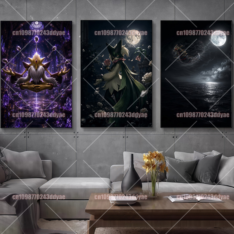 Poster Lukisan Kanvas Karakter - Lighting Decor Items ulasan dan harga