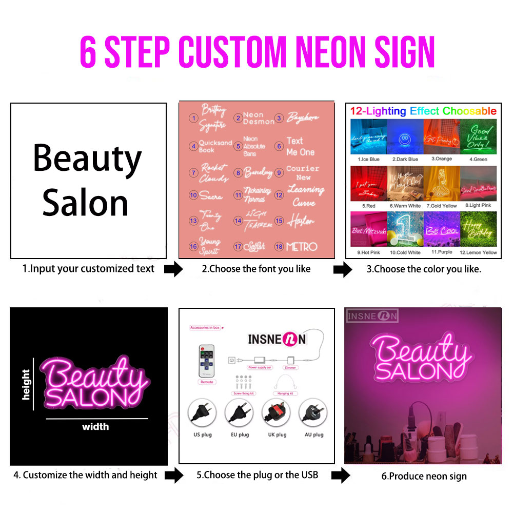 Lampu Neon LED Kustom, Lampu L - Lighting Decor Items ulasan dan harga