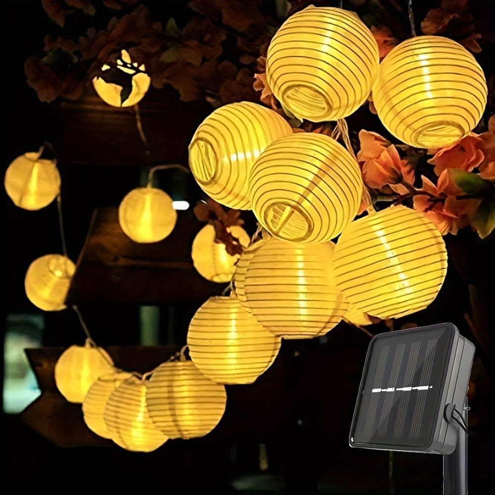 Lampu Tali Lentera Surya Lampu - Lantern Paper Solar ulasan dan harga
