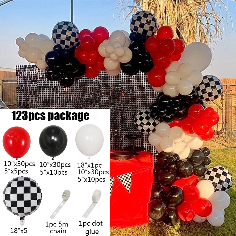 Balon ulang tahun mobil balap  - Lighting Mcqueen Birthday Decor ulasan dan harga