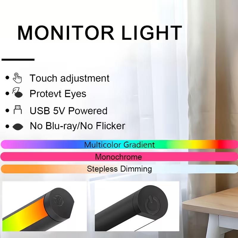 Lampu Gantung Layar Komputer L - Touch Dimmer Lamp ulasan dan harga