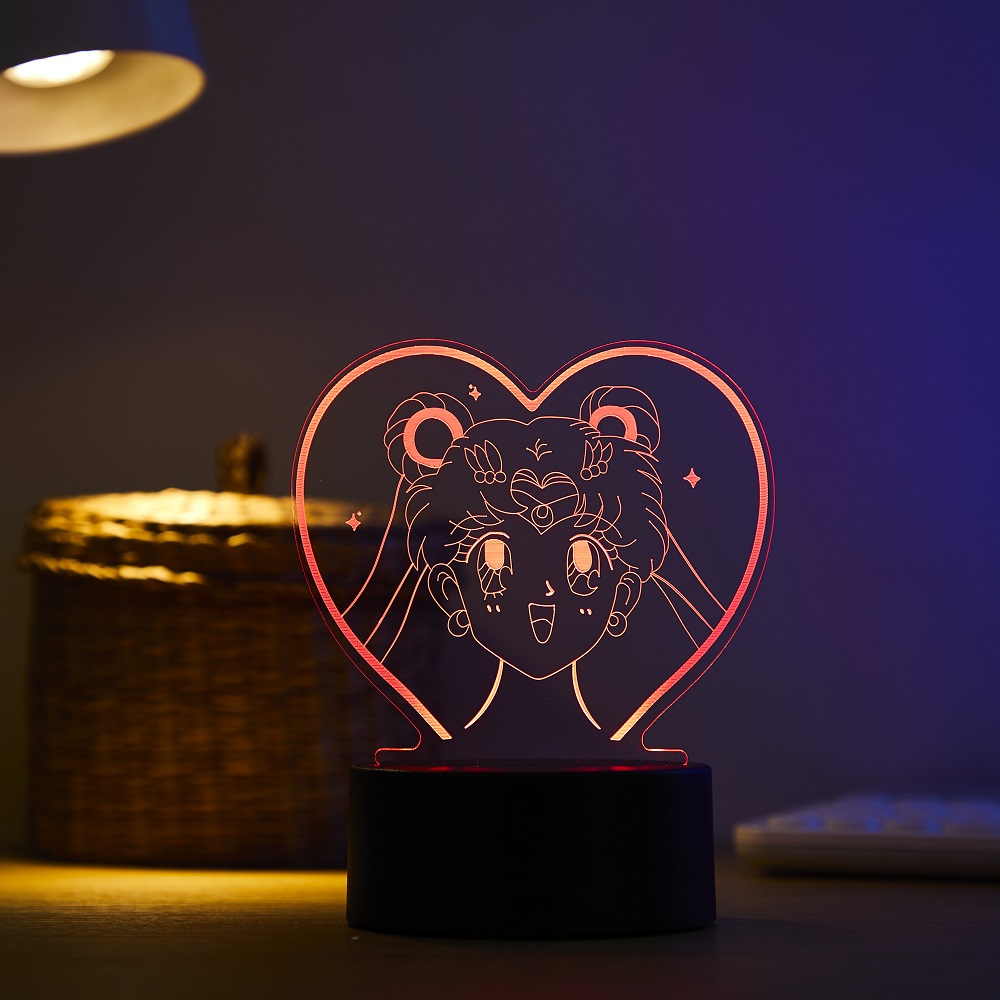 Lampu Malam LED 3D Karakter Ka - Touch Dimmer Lamp ulasan dan harga